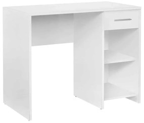 Birou Adore Concept cu sertar si rafturi, 90 x 75 x 52 cm