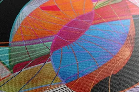 Tablou abstracție viu colorată