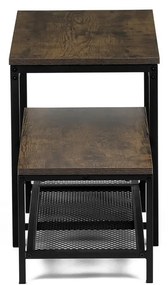 Set de 2 suporturi pentru pantofi, lemn vechi