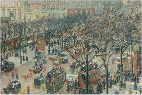 Tablou - Camille Pissarro, Boulevard des Italiens, Morning, Sunlight, reproducere (90x60 cm)
