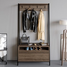 Cuier Devin - Walnut, Black
