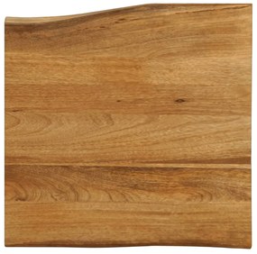 vidaXL Blat Masa 80x80x2,5 cm Live Edge Lemn Masiv Mango