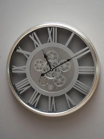 Ceas decorativ, de perete, din metal, Elizabeth