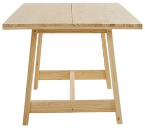 Masă de dining în culoare naturală din lemn de pin 90x160 cm Derby – Støraa