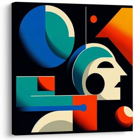 Tablou forme geometrice abstracte în mișcare