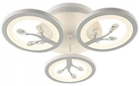 Lustra LED Cu Telecomanda, Intensitate Reglabila, 72W, Alb, Elit's EsnK27-3