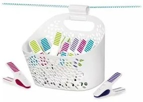 Tescoma Clipsuri pentru rufe în coș CLEAN KIT, 20 buc.