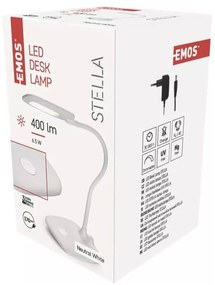 Veioză albă LED cu intensitate reglabilă (înălțime 55 cm) Stella – EMOS