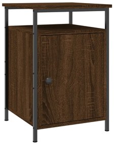 vidaXL Noptieră, stejar maro, 40x42x60 cm, lemn prelucrat