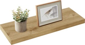 Polita de perete plutitoare GROVE 60x20 cm, stejar artisan