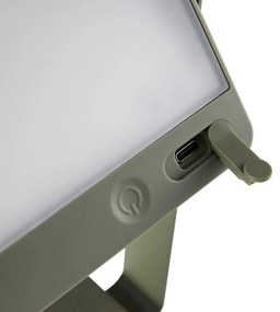 Lampa solara LED portabila IP44 Saulio verde maslina