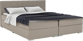 Pat tip BOXSPRING 180x200, taupe gri-maro, FERATA TV KOMFORT