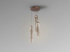 Lustra cu 3 pendule suspendate LED Canas