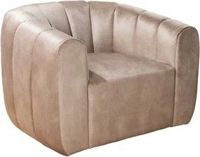 Fotoliu pivotant design elegant Babylon, champagner greige
