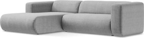 Colțar gri deschis (cu colț pe partea stângă/cu șezlong) Ekahi – Makamii