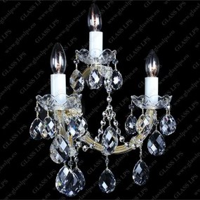 Aplica cu 3 brate Cristal Bohemia Maria Theresa