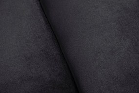 Canapea clasica stil englezesc Chesterfield 3 locuri, catifea neagra