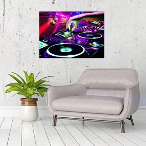 Tablou pe sticlă - DJ (70x50 cm)