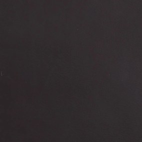 Taburet, negru, 45x29,5x39 cm, piele ecologica lucioasa Negru, Picior cromat in forma de stea
