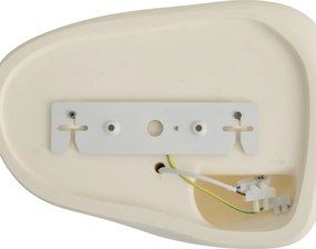 Lampă de perete Japandi Crem 30cm - Pietra