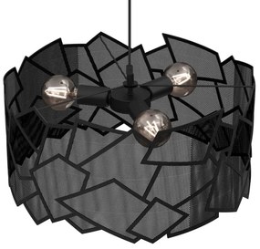 Lustră pe cablu CAMO 3xE27/15W/230V negru