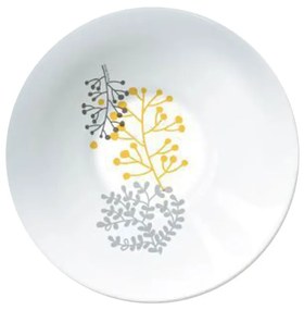Salatiera portelan, galben, 16.5 cm, Nordic