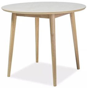 Masa rotunda Nelson stejar miere ø90 / h75 cm