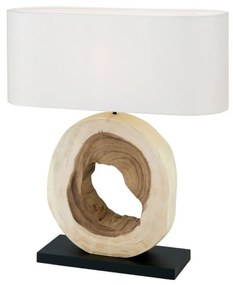 Veioza/Lampa de masa lemn stil rustic NATHAN