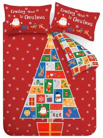 Lenjerie de pat pentru copii pentru pat dublu 200x200 cm Countdown to Christmas – Catherine Lansfield