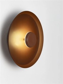 Plafoniera LED stil modern DORELL maro inchis