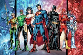 Poster de artă Justice League - United