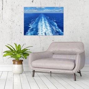 Tablou pe sticlă - Marea (70x50 cm)