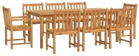 3206280 vidaXL Set mobilier de grădină, 9 piese, lemn masiv de acacia