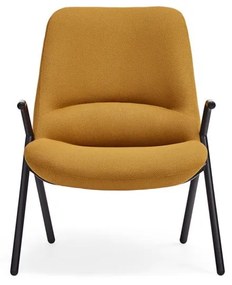 Fotoliu Teulat Dins, înălțime 90 cm, galben