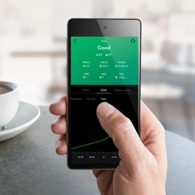 Purificator si racitor de aer Dyson PC2 De-NOx TP12 Wh/Gd, 40W, 40 m², 10 viteze, Oscilatie, HEPA, MyDyson™, Wi-Fi, LCD, Control vocal, Mod automat, Alb/Auriu