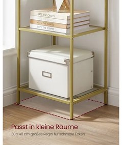 Bibliotecă GLASY aurie