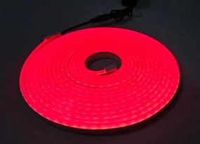 Bandă LED flexibilă NEON LED/10W/230V 5 m IP65 roșu