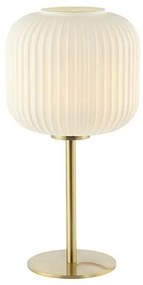 Veioza, lampa de masa design modern Mird alb, alama