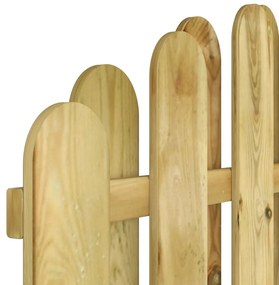 Poarta de gradina, 100 x 150 cm, lemn de pin tratat 100 x 150 cm