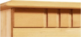 Vitrină în culoare naturală din lemn de pin 95x35 cm Lisa – Støraa