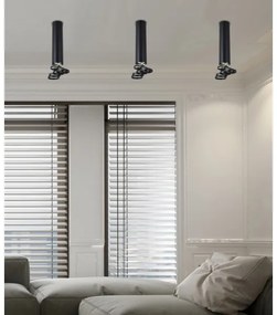 Lustră aplicată TUBA 1xGU10/50W/230V negru