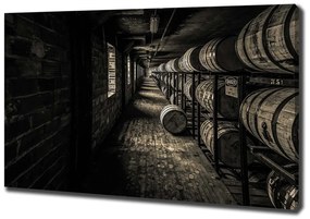 Tablou pe pânză canvas Butoaie bourbon