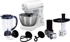 ELECTROLUX Robot de bucatarie, electrolux, ekm3710, 6 viteze, bol inox, masina de tocat, blender, 4.1 l, 800 w, alb