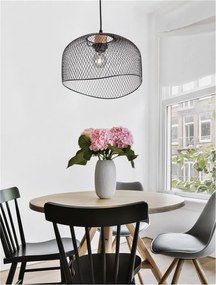 Lustra/Pendul design decorativ modern LYRON negru