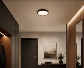 BRILAGI-LED Plafonieră de baie ZENNA LED/18W/230V Ø 29,5 cm IP44 negru