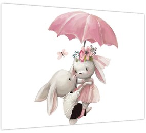 Tablou pe sticlă - Animăluț în acuarelă N⁰3 (70x50 cm)