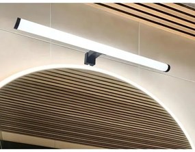 Aplica LED pentru oglindă de baie LED/12W/230V 59,5 cm IP44 neagră