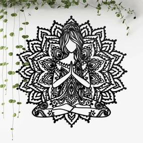 DUBLEZ | Mandala Boho de perete - Yoghină