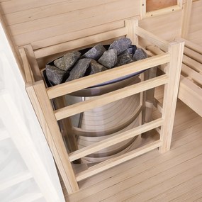 Vnútorná sauna Vantaa 175 so soľnými kameňmi