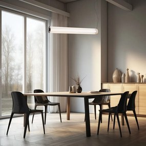 Lustra LED eleganta realizata manual Hampton titan periat